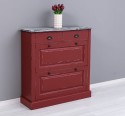 Shoe rack with 2 doors and 2 drawers - Top_P072 - Corp_P004++P029A -  DOUBLE COLOR