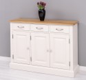 Hallway sideboard 3 doors 3 drawers, oak top