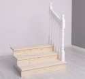 Pine turned stair baluster