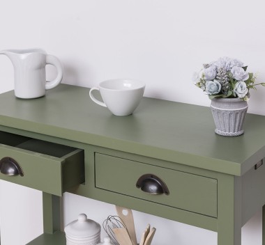 Console with 2 drawers, 1 shelf