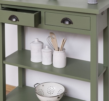 Console with 2 drawers, 1 shelf