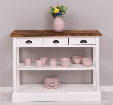 Console with 3 drawers, 1 shelf