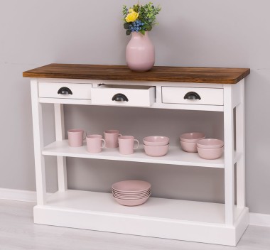 Console with 3 drawers, 1 shelf