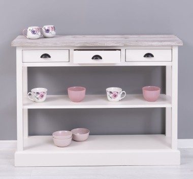 Console with 3 drawers, 1 shelf