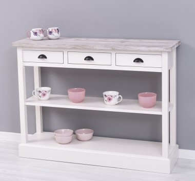 Console with 3 drawers, 1 shelf