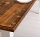 Dining table turned legs 210 x 90, pine top - Color Top_P064 - Coloar Corp_P004 - DOUBLE COLORED