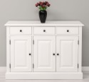 Chest of drawers with 3 doors and 3 drawers with metal rails - Color Ext._P039 / Color Int._P010 - DOUBLE COLORED