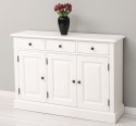 Chest of drawers with 3 doors and 3 drawers with metal rails - Color Ext._P039 / Color Int._P010 - DOUBLE COLORED