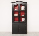 Showcase with 2 doors BAS + 2 glass doors, arched cornice SUP - Color Ext._P150 / Color Int._P047 - DOUBLE COLORED