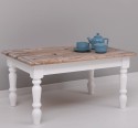 Coffee Table With Turned Legs - Color Top_P071 - Color Corp_P004 - DOUBLE COLORED