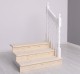 Oak turned stair baluster