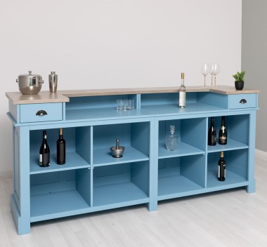 Bar furniture L + R - Color Top_P037 / Color Corp_P053 - DOUBLE COLORED