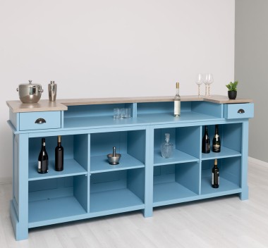 Bar furniture L + R - Color Top_P037 / Color Corp_P053 - DOUBLE COLORED