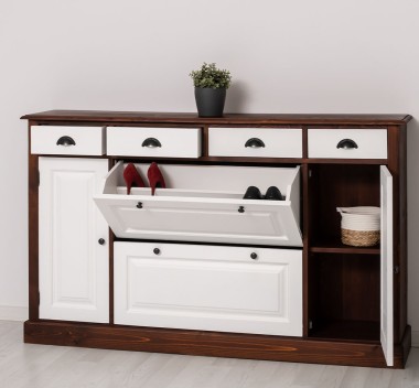 Hallway Chest of drawers 2 doors 6 drawers with rails - Corp_P081 / Doors and Drawers_P004 - DOUBLE