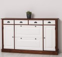 Hallway Chest of drawers 2 doors 6 drawers with rails - Corp_P081 / Doors and Drawers_P004 - DOUBLE