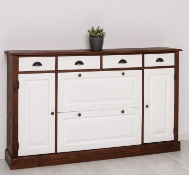 Hallway Chest of drawers 2 doors 6 drawers with rails - Corp_P081 / Doors and Drawers_P004 - DOUBLE