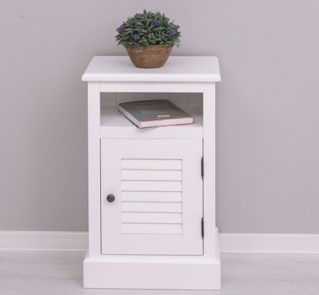 Nightstand with 1 door,...