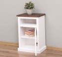 Nightstand with 1 door, open space, Shutter Collection