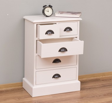 Nightstand with 5 drawers