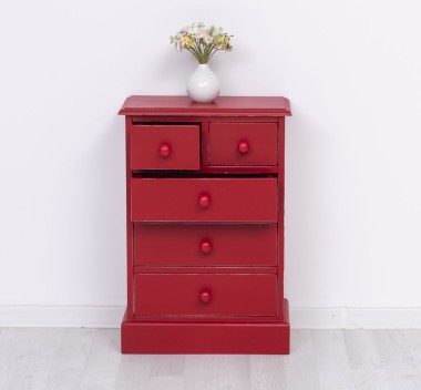 Nightstand with 5 drawers