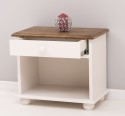 Nightstand with 1 drawer and open space