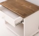 Nightstand with 1 drawer and open space