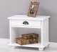 Nightstand with 1 drawer and open space