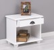 Nightstand with 1 drawer and open space