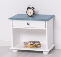 Nightstand with 1 drawer and open space