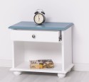 Nightstand with 1 drawer and open space