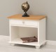 Nightstand with 1 drawer and open space