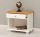 Nightstand with 1 drawer and open space