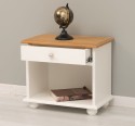 Nightstand with 1 drawer and open space