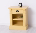 Nightstand with 1 drawer and 1 shelf, Directoire Collection