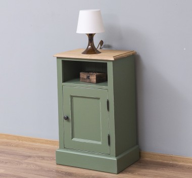 Nightstand with 1 door and open space