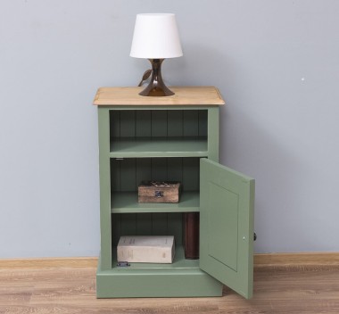 Nightstand with 1 door and open space