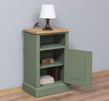 Nightstand with 1 door and open space