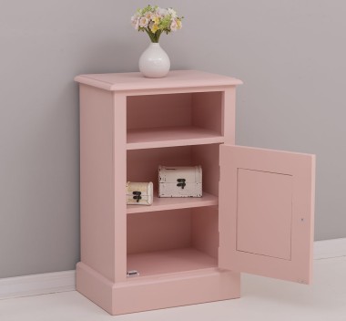 Nightstand with 1 door and open space