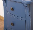 Nightstand with 3 curved drawers