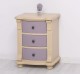 Nightstand with 3 curved drawers