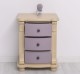 Nightstand with 3 curved drawers