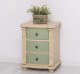 Nightstand with 3 curved drawers