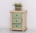 Nightstand with 3 curved drawers