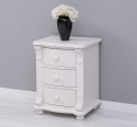 Nightstand with 3 curved drawers