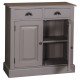 Cabinet with drawer, 2 doors and 2 drawers