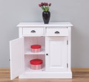 Cabinet with drawer, 2 doors and 2 drawers