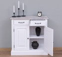 Cabinet with drawer, 2 doors and 2 drawers