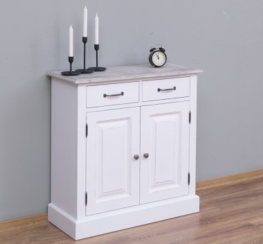 Cabinet with drawer, 2 doors and 2 drawers