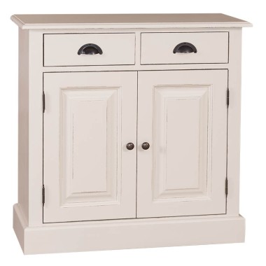 Cabinet with drawer, 2 doors and 2 drawers