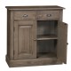 Cabinet with drawer, 2 doors and 2 drawers